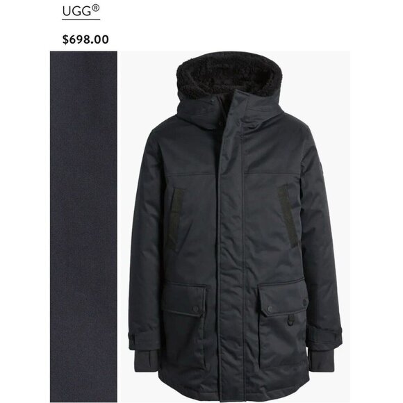 UGG Down Fill Winter Coat Size XL 3 In 1 Waterproof Adirondack Butte Jacket - Picture 1 of 11